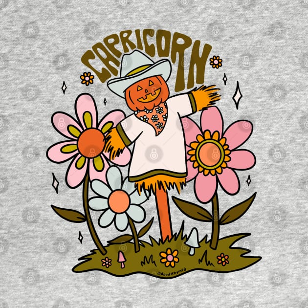 Capricorn Scarecrow by Doodle by Meg